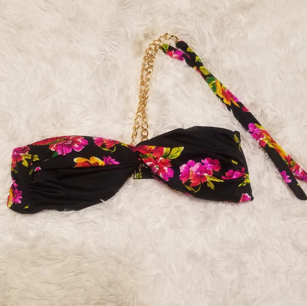 Victoria's Secret Vintage 2013 Floral Chain Bikini